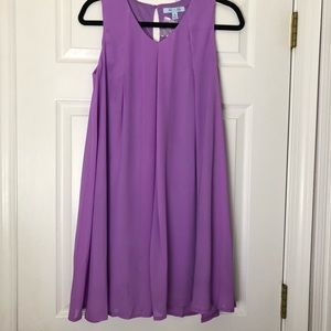 She & Sky lavender sleeveless dress Size Small